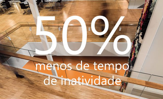 50% Menos Tempo de Inatividade | Bona Brasil
