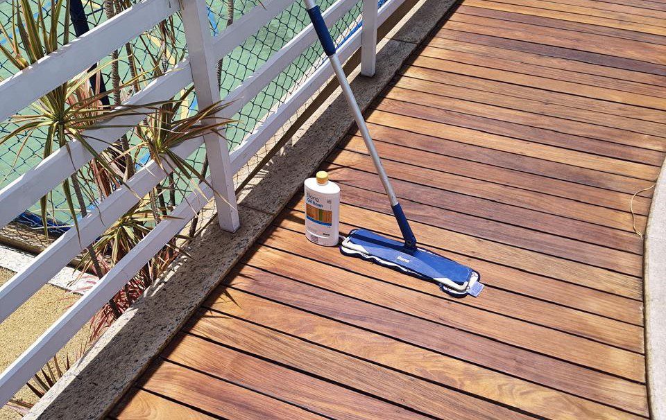 limpar deck
