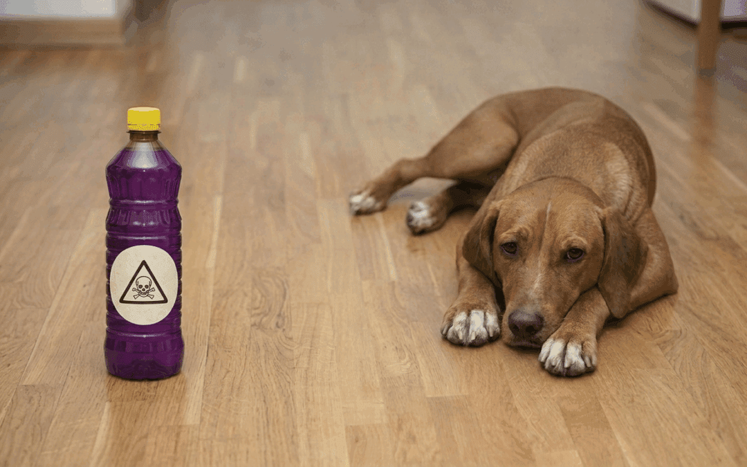 O produto que você usa no piso pode estar envenenando o seu pet!